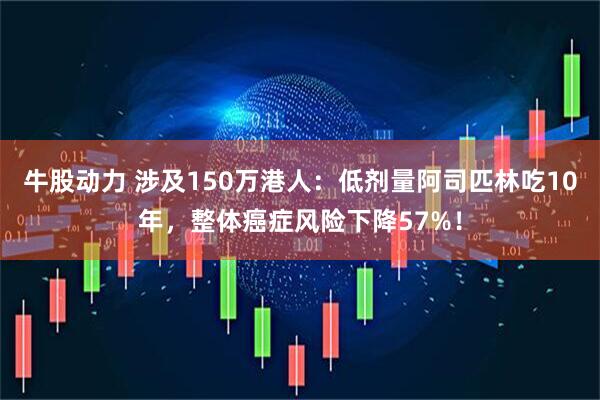 牛股动力 涉及150万港人：低剂量阿司匹林吃10年，整体癌症风险下降57%！