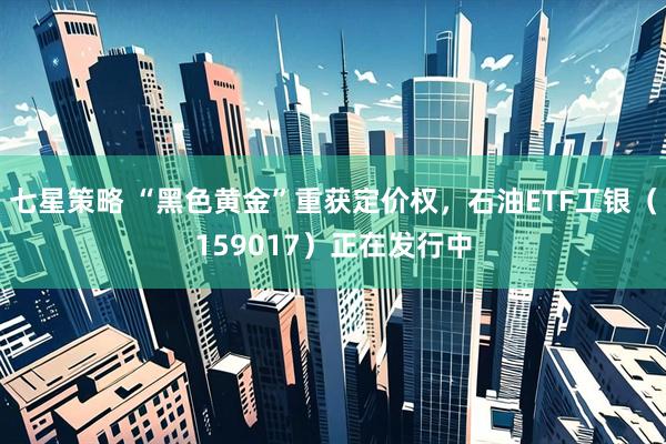 七星策略 “黑色黄金”重获定价权，石油ETF工银（159017）正在发行中
