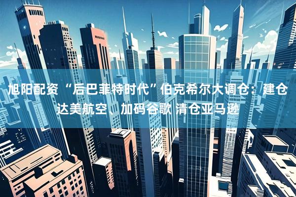 旭阳配资 “后巴菲特时代”伯克希尔大调仓：建仓达美航空、加码谷歌 清仓亚马逊